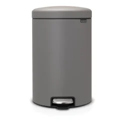 Poubelles À Pédale<Brabantia Poubelle à pédale New Icon 20 litres, Mineral concrete grey