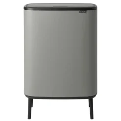 Corbeilles À Papier & Poubelles<Brabantia Poubelle Bo touch high 60 L, Mineral concrete grey