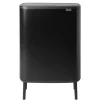 Corbeilles À Papier & Poubelles<Brabantia Poubelle Bo touch high 2x30 L, Noir mat