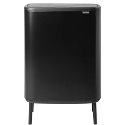 Corbeilles À Papier & Poubelles<Brabantia Poubelle Bo touch high 2x30 L, Noir mat