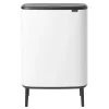 Corbeilles À Papier & Poubelles<Brabantia Poubelle Bo touch high 2x30 L, Blanc