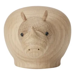 Figurines En Bois<Woud Rhinocéros en bois Rina, Small