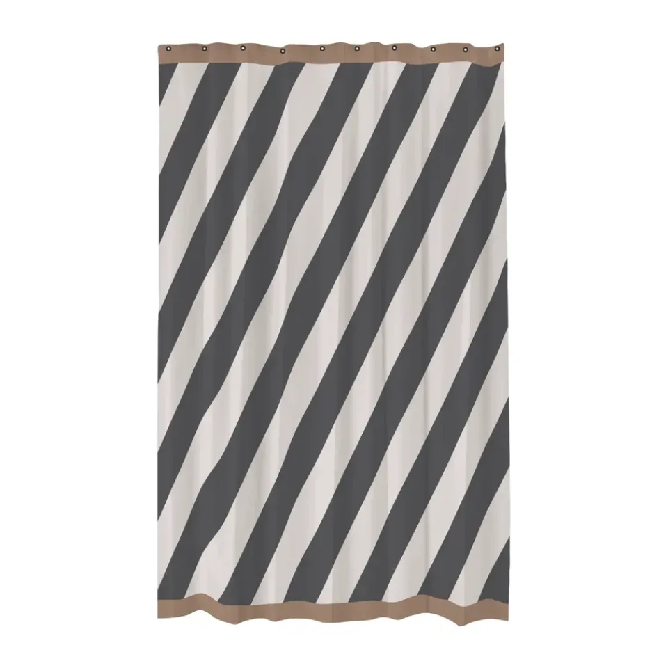Rideaux De Douche<Mette Ditmer Rideau de douche Diagonal 150x200 cm, Gris foncé