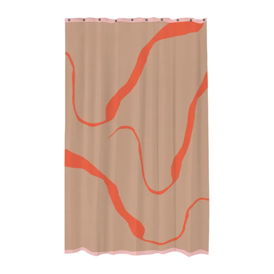 Rideaux De Douche<Mette Ditmer Rideau de douche Nova Arte 150x200 cm, Latte-orange