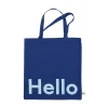 Paniers De Rangement<Design Letters Sac Tote bag , Hello-bleu foncé