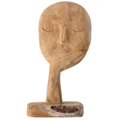 Sculptures & Figurines En Porcelaine<Bloomingville Sculpture en bois 35cm, Nature