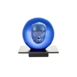 L'Art Du Verre|Sculptures & Figurines En Porcelaine<Kosta Boda Sculpture en verre BV Headman, Bleu