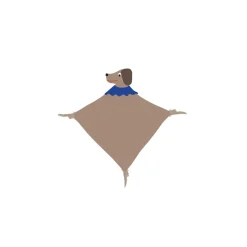 Accessoires Pour Chambre D'Enfants|Accessoires Pour Chambre D'Enfants<OYOY Snuttefilt Hunsi Dog 40x40 cm, Châtain clair