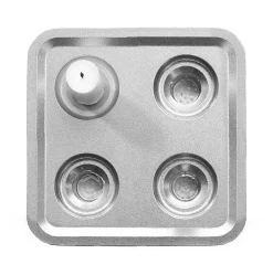 Bougeoirs De L'Avent & Bougies<Born In Sweden Stumpastaken Fyran, Aluminium poli