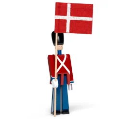 Figurines En Bois<Kay Bojesen Denmark Support avec mini drapeau en textile Kay Bojesen, 18,5 cm