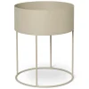 Cache-Pots<Ferm Living Support Plant Box rond, Cashmere