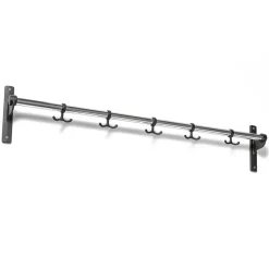 Crochets & Portemanteaux Muraux<Essem Design Support mural avec crochets Nostalgi 100 cm, chrome/noir