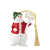 Décorations De Noël<Villeroy & Boch Suspension en bonhomme de neige Christmas Classics, Blanc