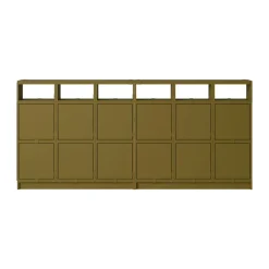 Étagères & Systèmes De Rayonnage<Muuto Système de rangement Stacked buffet configuration 1, Brown green