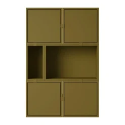 Étagères & Systèmes De Rayonnage<Muuto Système de rangement Stacked buffet configuration 4, Brown green