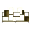 Étagères & Systèmes De Rayonnage<Muuto Système de rangement Stacked bibliothèque configuration 3, Brown green