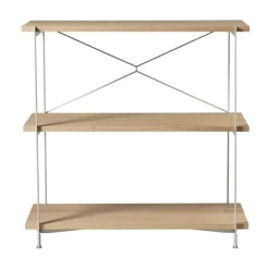 Étagères & Systèmes De Rayonnage<FDB Møbler Système d'étagères A91 Nordhavn, Oak nature lacquered Silk Grey LS