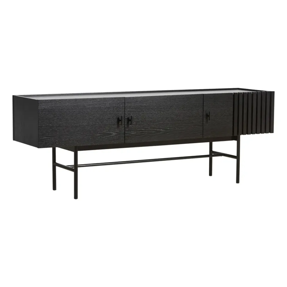 Meubles Tv & Media|Commodes & Buffets<Woud Table d'appoint Array, 150 cm, Chêne peint en noir