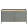 Meubles Tv & Media|Commodes & Buffets<Muuto Table d'appoint Enfold, basse 125x45x63 cm, chêne, vert
