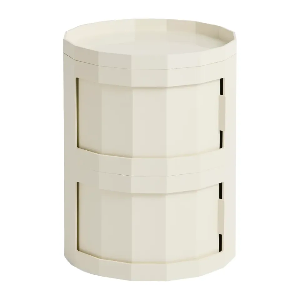 Vitrines & Présentoirs<HAY Table d’appoint Facet Cabinet 20, Eggshell