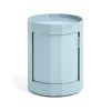 Commodes & Caissons De Rangement<HAY Table d'appoint Facet Cabinet low pieds/roues 49 cm, Misty blue