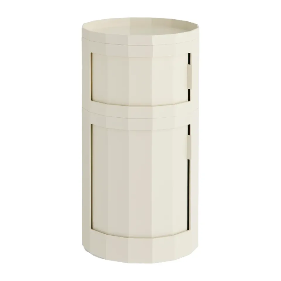 Vitrines & Présentoirs<HAY Table d’appoint Facet Cabinet 110, Eggshell