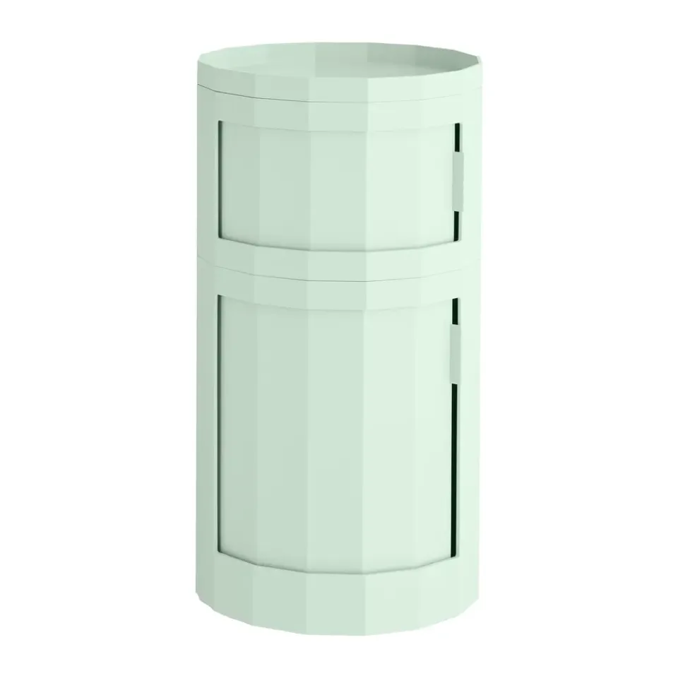 Vitrines & Présentoirs<HAY Table d’appoint Facet Cabinet 110, Soft mint