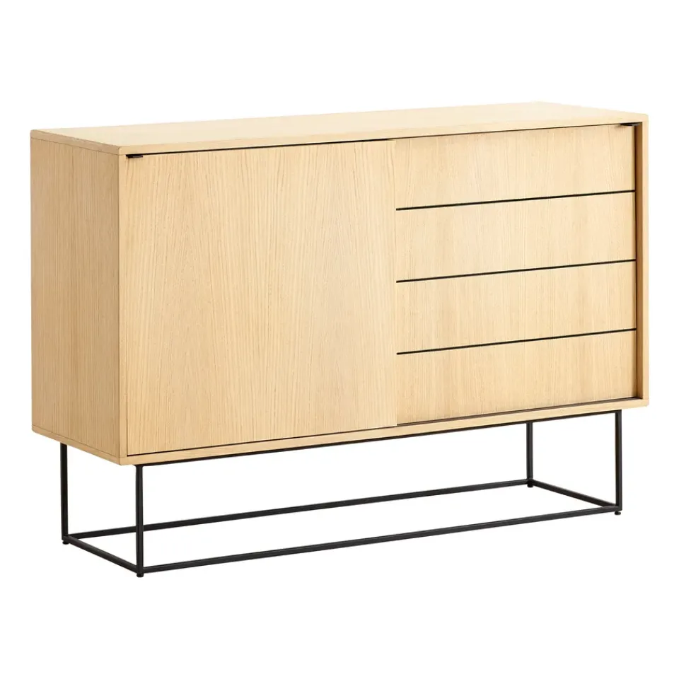 Commodes & Buffets<Woud Table d'appoint Virka, hauteur 120 cm, Chêne