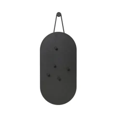 Tableaux Mémo<Zone Denmark Tableau d’affichage A-Bulletin Board, black, aimants inclus