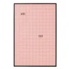 Tableaux Mémo<Design Letters Tableau A2, rose