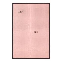 Tableaux Mémo<Design Letters Tableau A2, rose