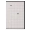 Tableaux Mémo<Design Letters Tableau A2, gris