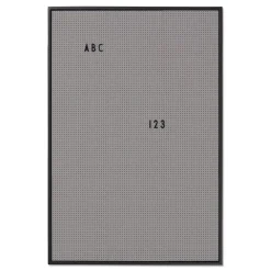 Tableaux Mémo<Design Letters Tableau A2, gris clair
