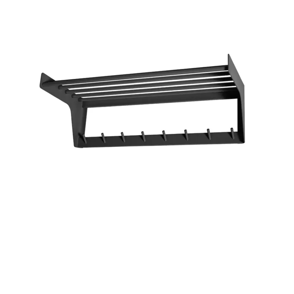 Patères & Étagères<SMD Design Étagère à chapeaux Alfred, anthracite