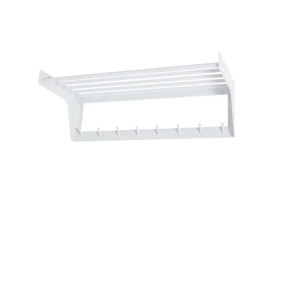 Patères & Étagères<SMD Design Étagère à chapeaux Alfred, blanc