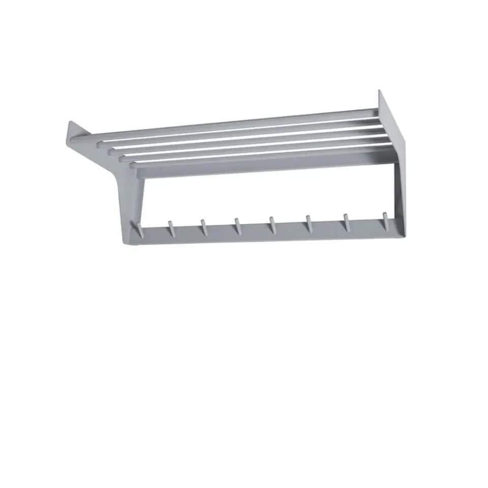 Patères & Étagères<SMD Design Étagère à chapeaux Alfred, gris clair