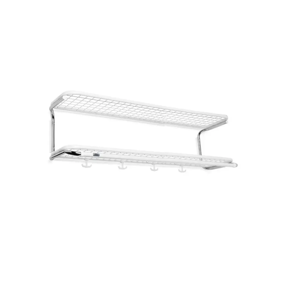 Patères & Étagères<Essem Design Étagère à chapeaux Classic 650, blanc/chrome, 2 niveaux, 100 cmn