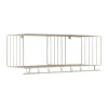 Patères & Étagères<Scandi Living Étagère à chapeaux Nod 90 cm, Beige