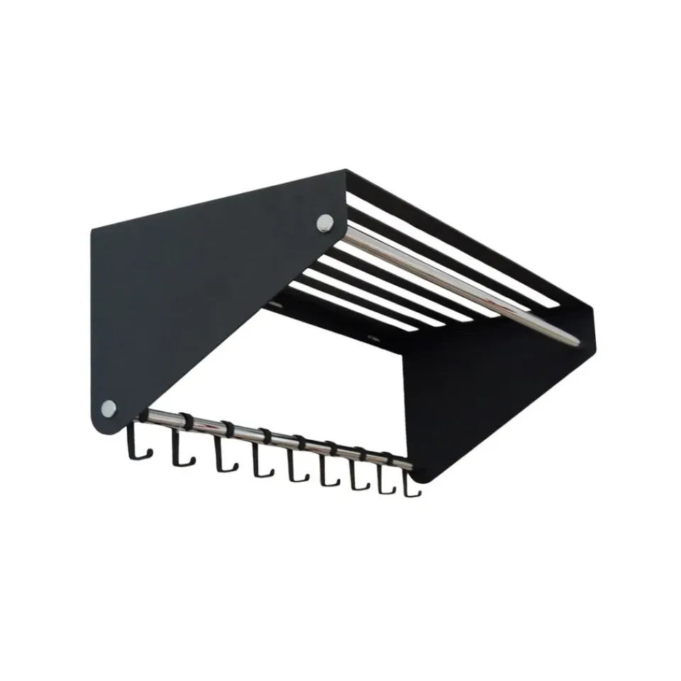 Patères & Étagères<SMD Design Étagère à chapeaux Sticks, gris foncé