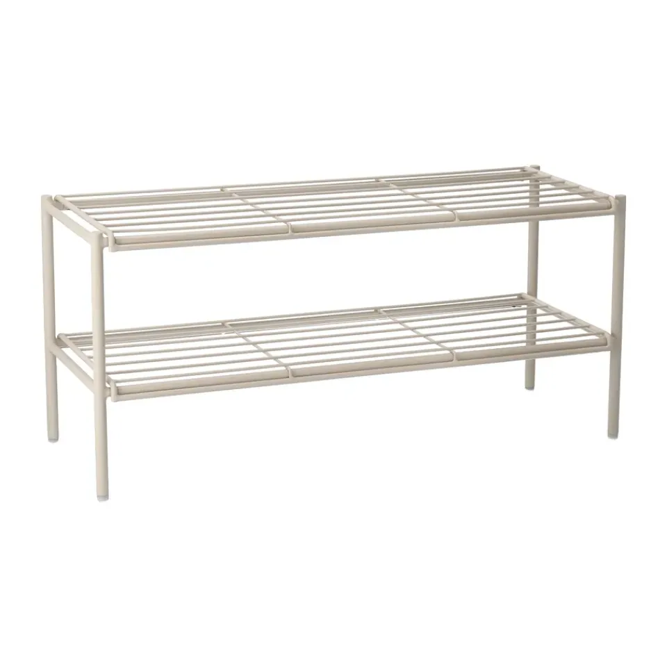 Rangements À Chaussures<Scandi Living Étagère à chaussures Nod 80x30x37 cm, Beige