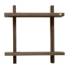 Étagères & Systèmes De Rayonnage<Andersen Furniture Étagère murale Treat double, Smoked Oiled Oak, 34x12x34 cm
