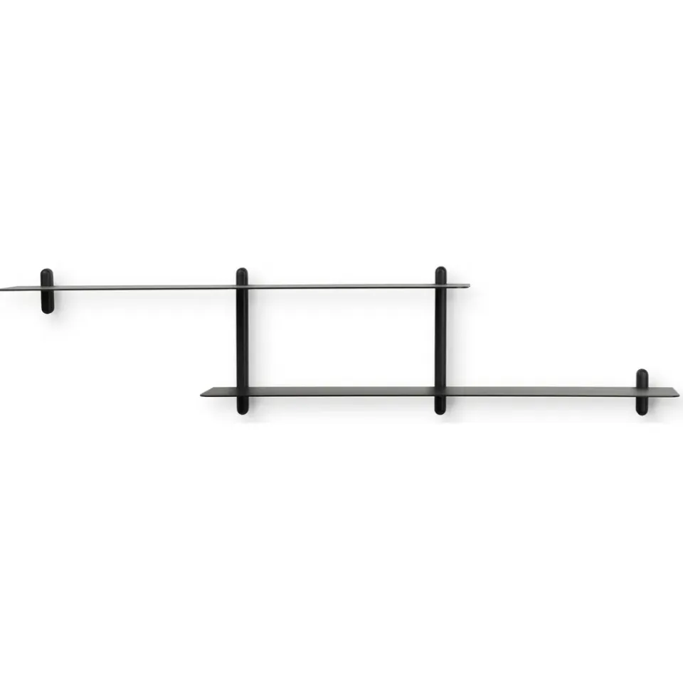 Étagères & Systèmes De Rayonnage<Gejst Étagère Nivo H, Frêne teinté noir-noir