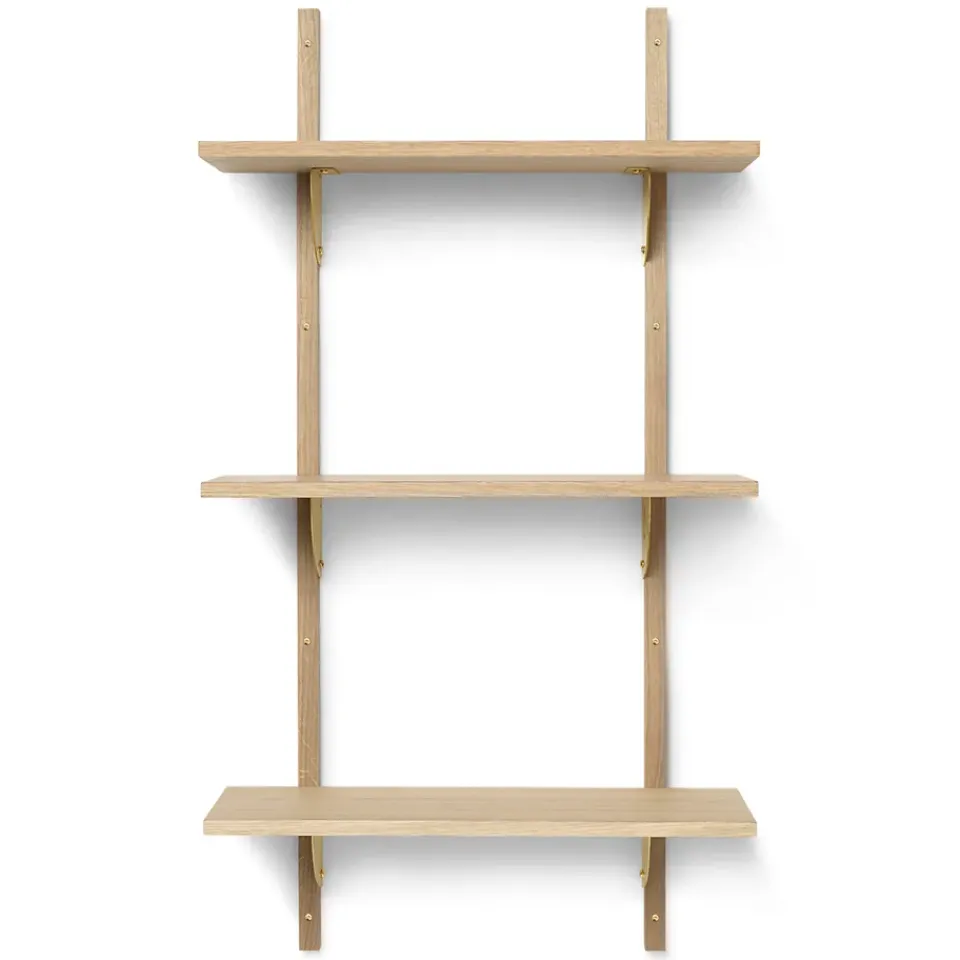 Étagères & Systèmes De Rayonnage<Ferm Living Étagère Sector S/L, Chêne-laiton