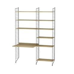 Rangements Pour Les Chambres D'Enfants<String Étagère , chêne, 78x30 cm, lot de 3