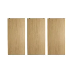 Étagères & Systèmes De Rayonnage<String Étagère , chêne, 58x30 cm, lot de 3