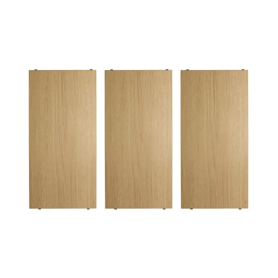 Étagères & Systèmes De Rayonnage<String Étagère , chêne, 58x30 cm, lot de 3