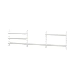Rangements Pour Les Chambres D'Enfants<String Étagère Pocket métal, Blanc