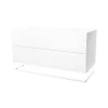 Commodes & Caissons De Rangement<Zweed Tiroir module Molto 840, blanc, cadre en métal blanc incl.