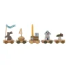 Accessoires Pour Chambre D'Enfants|Accessoires Pour Chambre D'Enfants<Bloomingville Train anniversaire Alfi 39 cm, Marron