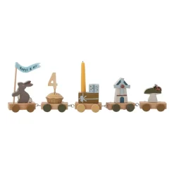 Accessoires Pour Chambre D'Enfants|Accessoires Pour Chambre D'Enfants<Bloomingville Train anniversaire Alfi 39 cm, Marron